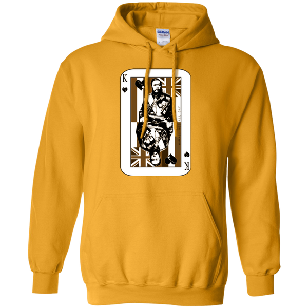 The King of Hawai'i Kalākaua Pullover Hoodie, Sweatshirts, Hawaii Nei All Day