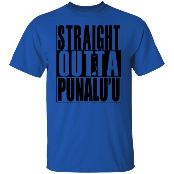 Straight Outta Punalu'u(black ink) T-Shirt