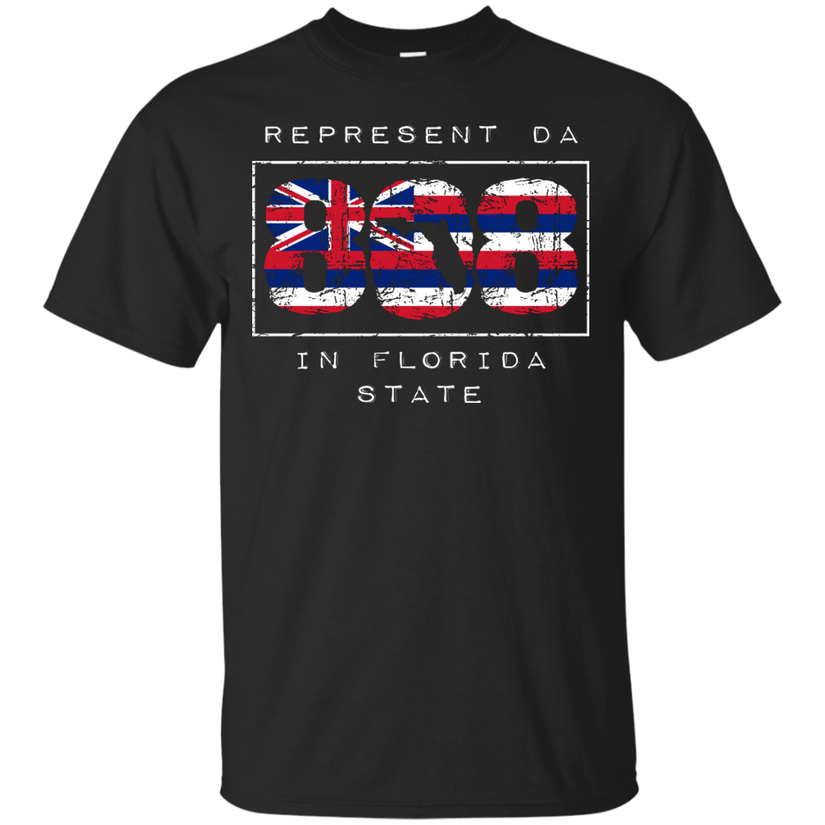 Represent Da 808 In Florida State Custom Ultra Cotton T-Shirt - Hawaii Nei All Day