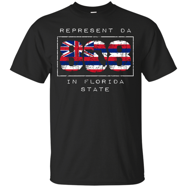 Represent Da 808 In Florida State Custom Ultra Cotton T-Shirt - Hawaii Nei All Day
