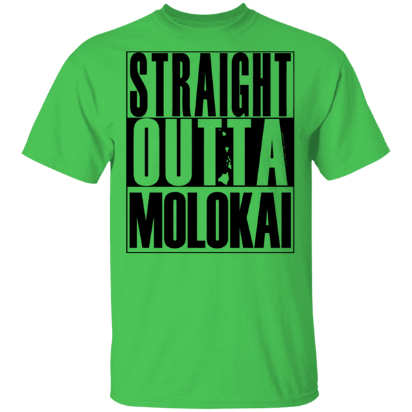 Straight Outta Molokai(black ink) T-Shirt