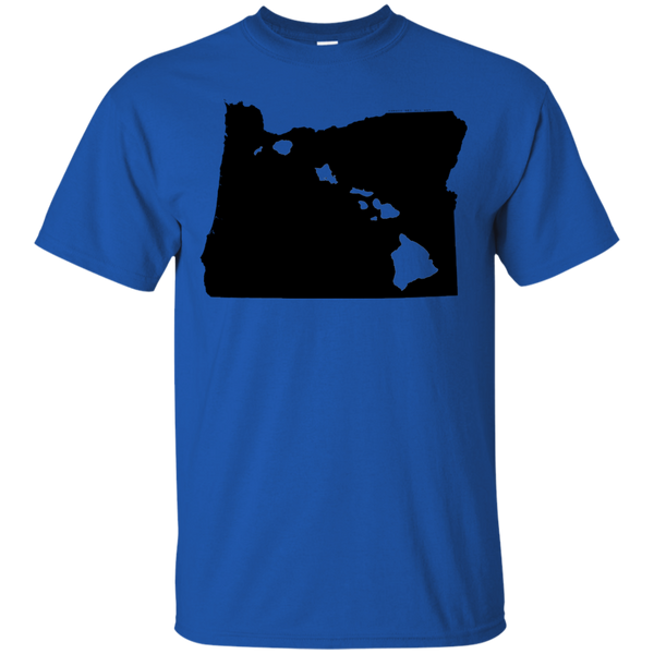 Living in Oregon with Hawaii Roots Ultra Cotton T-Shirt, T-Shirts, Hawaii Nei All Day