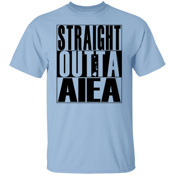 Straight Outta Aiea (black ink) T-Shirt