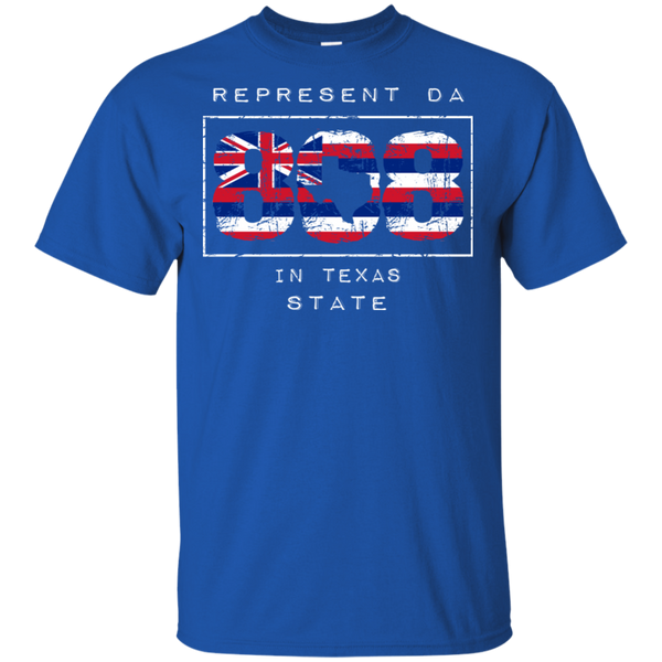 Rep Da 808 In Texas State Ultra Cotton T-Shirt, T-Shirts, Hawaii Nei All Day