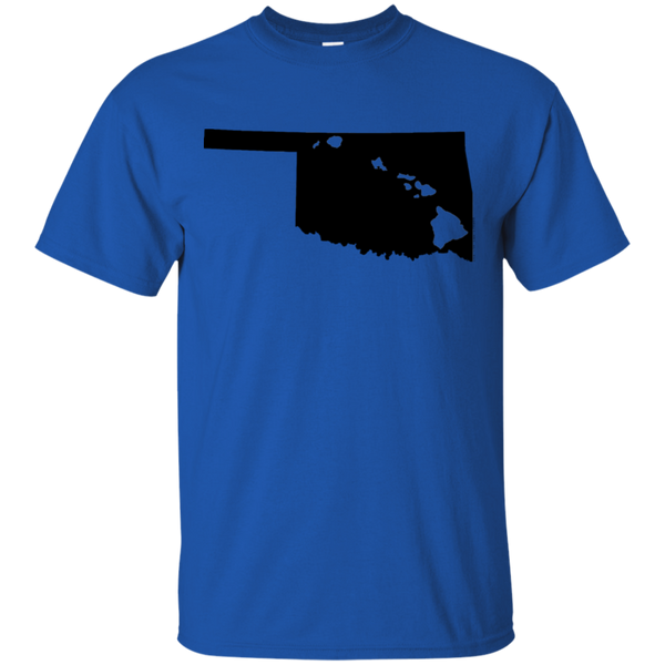Living in Oklahoma with Hawaii Roots Ultra Cotton T-Shirt, T-Shirts, Hawaii Nei All Day