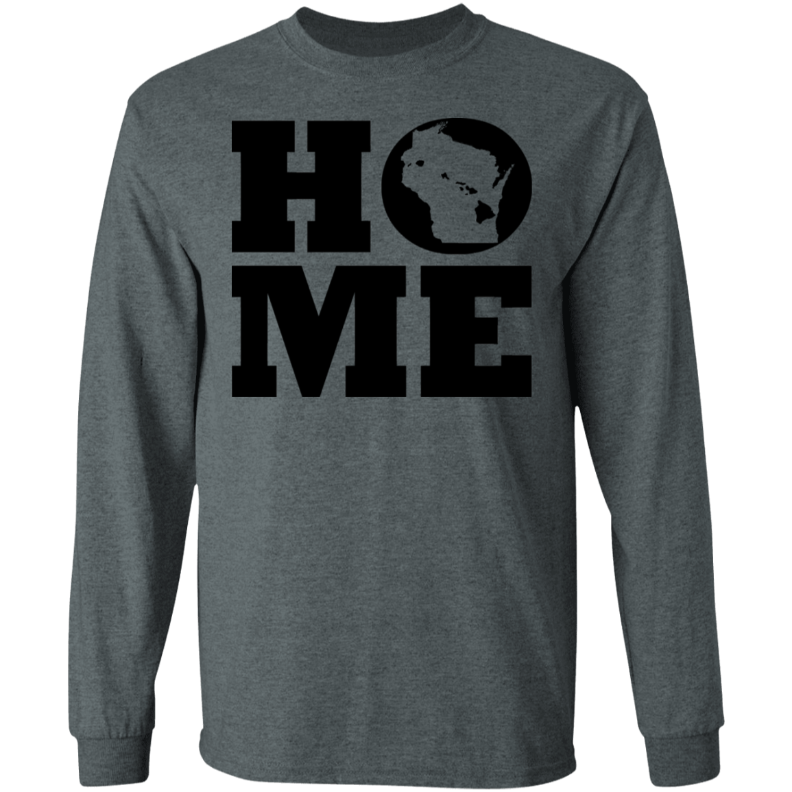 Home Roots Hawai'i and Wisconsin LS T-Shirt