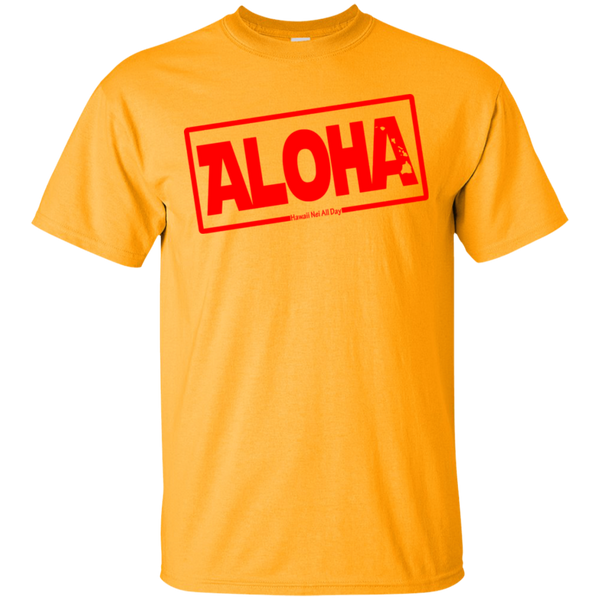 Aloha Hawai'i Nei (Islands red ink) Ultra Cotton T-Shirt, T-Shirts, Hawaii Nei All Day