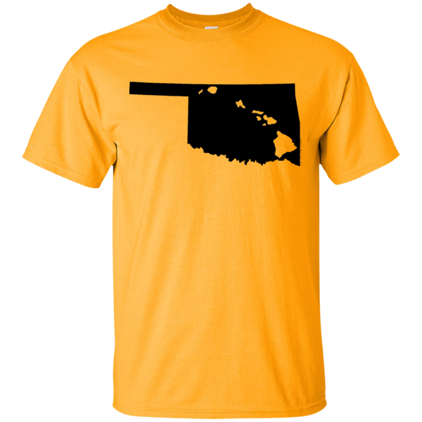 Living in Oklahoma with Hawaii Roots Ultra Cotton T-Shirt, T-Shirts, Hawaii Nei All Day