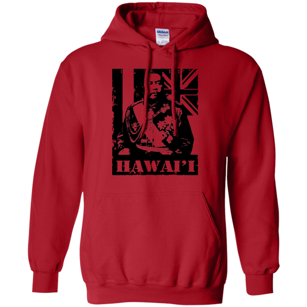 Hawai'i King Kalakaua Pullover Hoodie, Sweatshirts, Hawaii Nei All Day