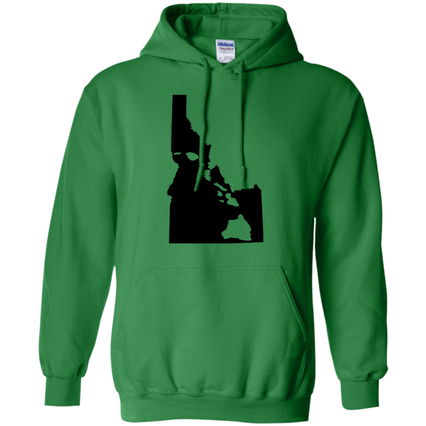 Living In Idaho With Hawaii Roots Pullover Hoodie 8 oz., Sweatshirts, Hawaii Nei All Day