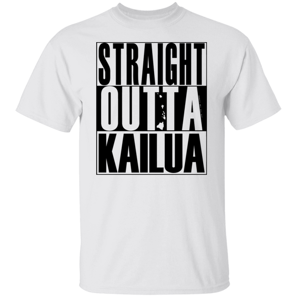 Straight Outta Kailua (black ink) T-Shirt