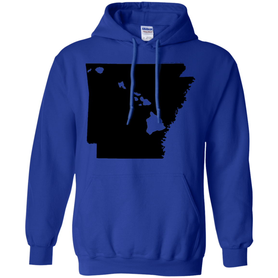 Living in Arkansas with Hawaii Roots Pullover Hoodie, Sweatshirts, Hawaii Nei All Day