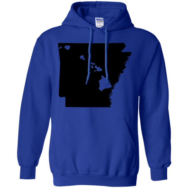 Living in Arkansas with Hawaii Roots Pullover Hoodie, Sweatshirts, Hawaii Nei All Day