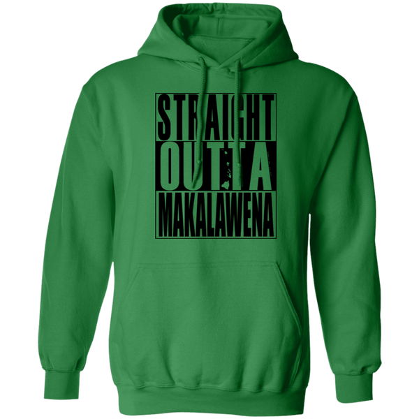 Straight Outta Makalawena(black ink) Pullover Hoodie