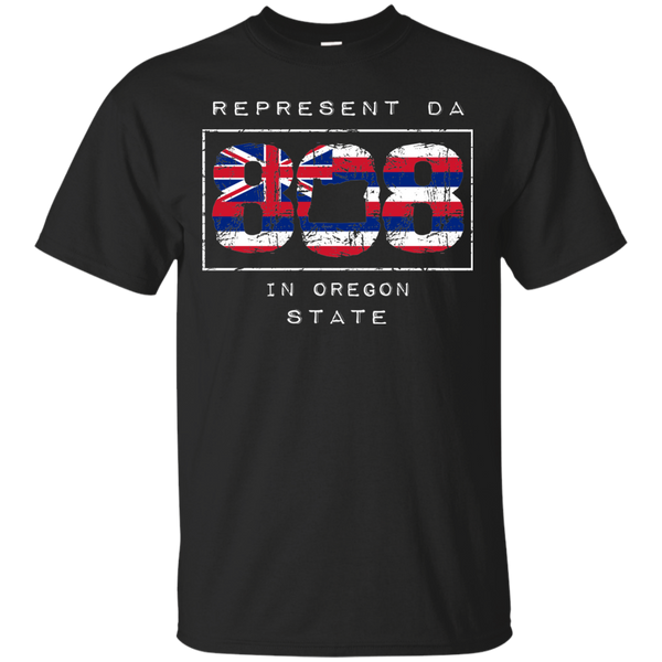 Rep Da 808 In Oregon State Ultra Cotton T-Shirt, T-Shirts, Hawaii Nei All Day