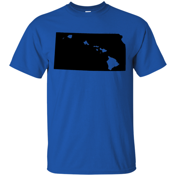 Living in Kansas with Hawaii Roots Ultra Cotton T-Shirt, T-Shirts, Hawaii Nei All Day