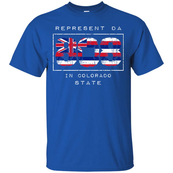 Rep Da 808 In Colorado State Ultra Cotton T-Shirt, T-Shirts, Hawaii Nei All Day