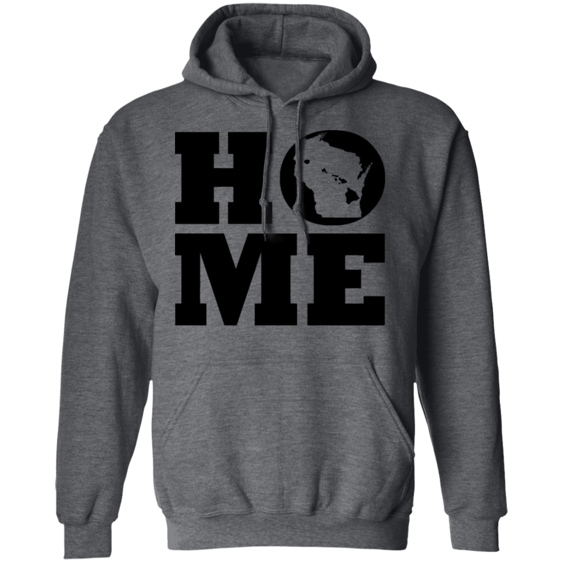 Home Roots Hawai'i and Wisconsin Pullover Hoodie