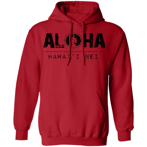 Aloha RS King Kamehameha (black) Pullover Hoodie
