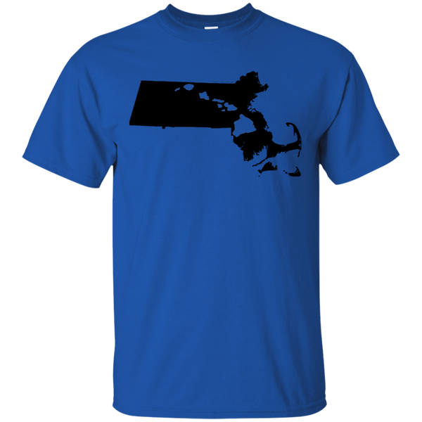 Living in Massachusetts with Hawaii Roots Ultra Cotton T-Shirt, T-Shirts, Hawaii Nei All Day