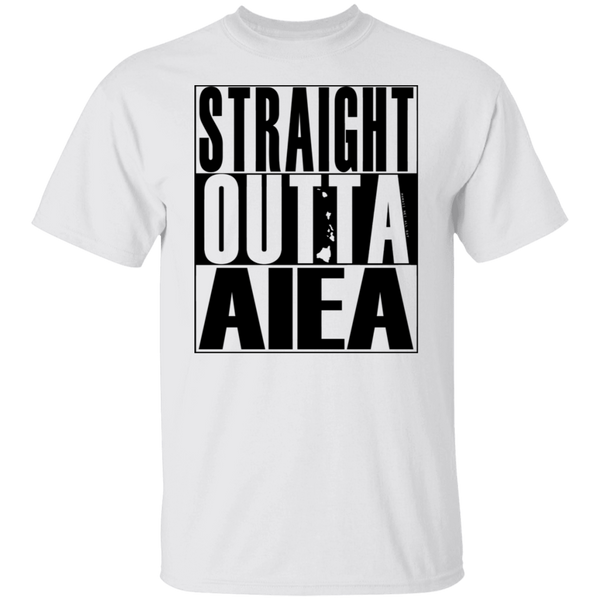 Straight Outta Aiea (black ink) T-Shirt