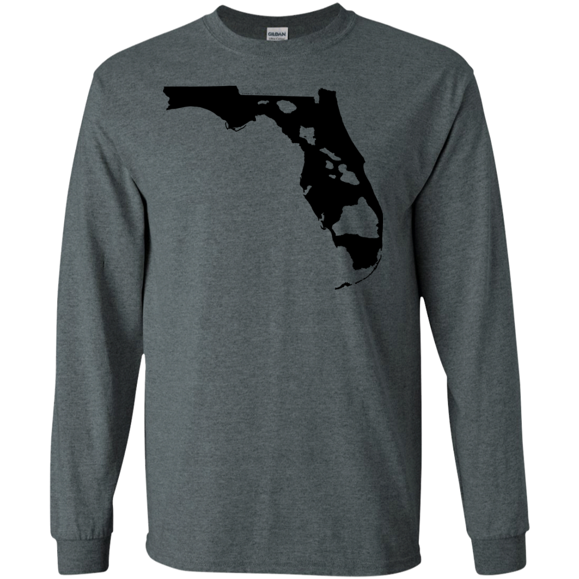 Living In Florida With Hawaii Roots LS Ultra Cotton Tshirt - Hawaii Nei All Day