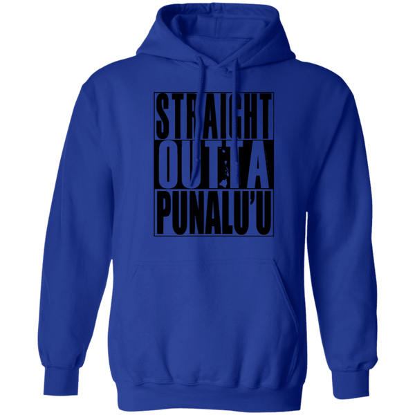 Straight Outta Punalu'u(black ink) Pullover Hoodie