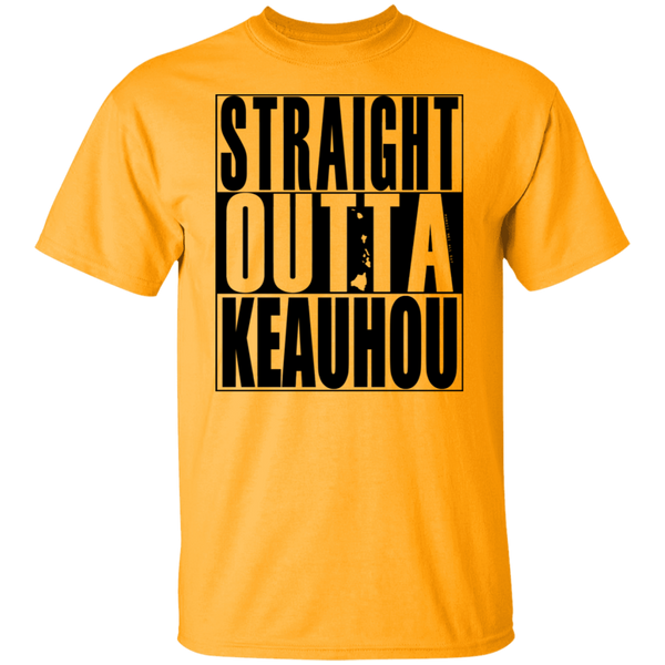 Straight Outta Keauhou (black ink) T-Shirt