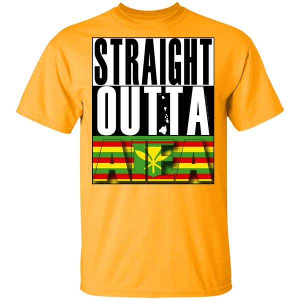 Straight Outta Aiea (Kanaka Maoli) T-Shirt, T-Shirts, Hawaii Nei All Day