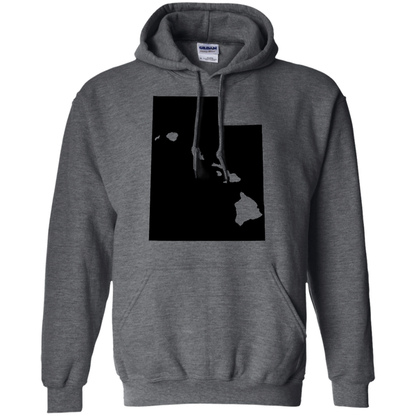 Living in Utah with Hawaii Roots Pullover Hoodie 8 oz., Sweatshirts, Hawaii Nei All Day