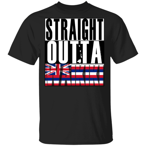 Straight Outta Waikiki T-Shirt, T-Shirts, Hawaii Nei All Day