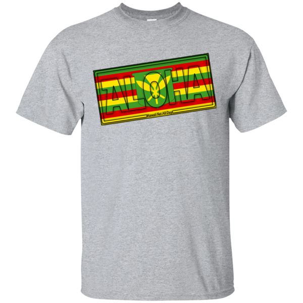 Aloha Hawai'i Kanaka Maoli Ultra Cotton T-Shirt, T-Shirts, Hawaii Nei All Day