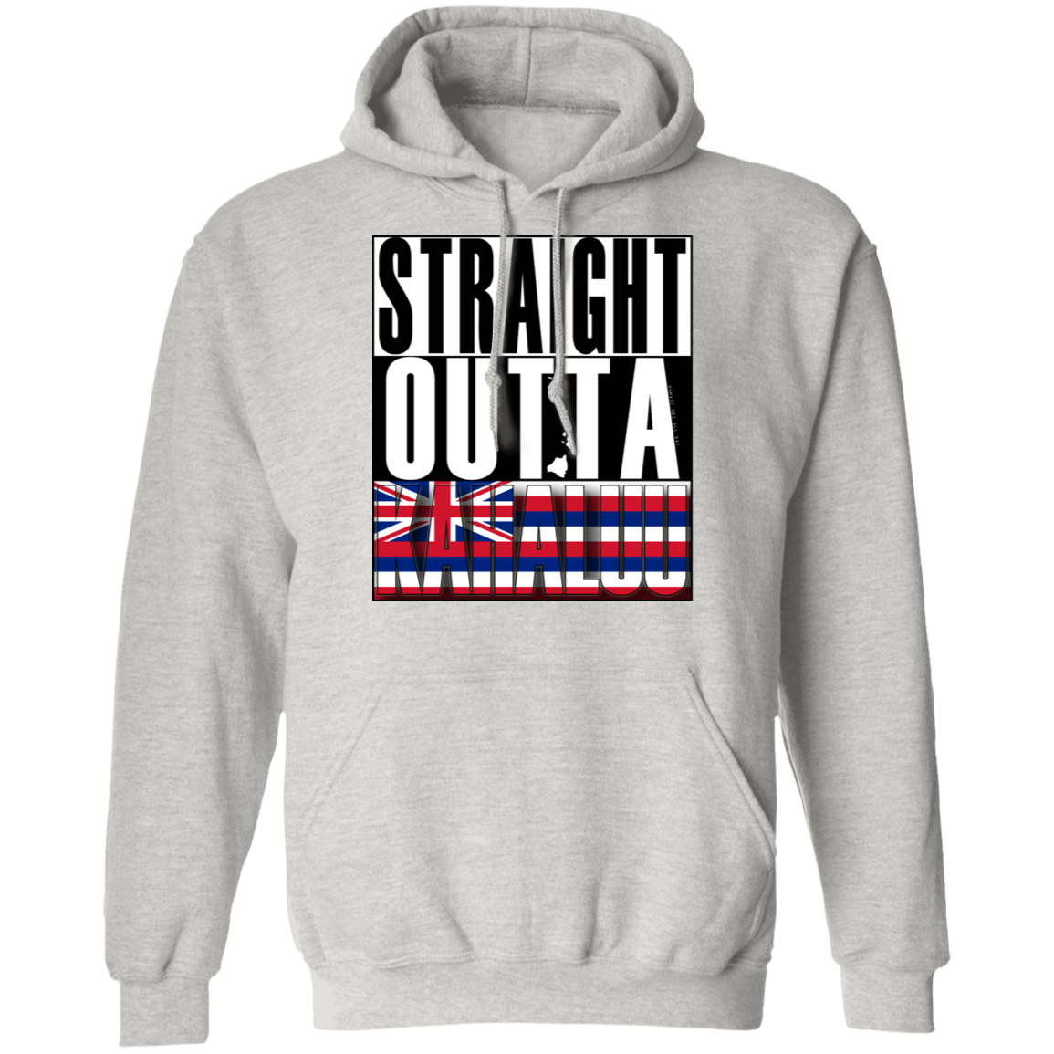 Straight Outta Kahaluu Hawai'i Pullover Hoodie, Sweatshirts, Hawaii Nei All Day