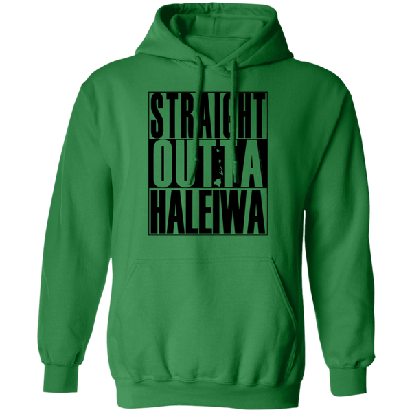 Straight Outta Haleiwa (black ink) Pullover Hoodie