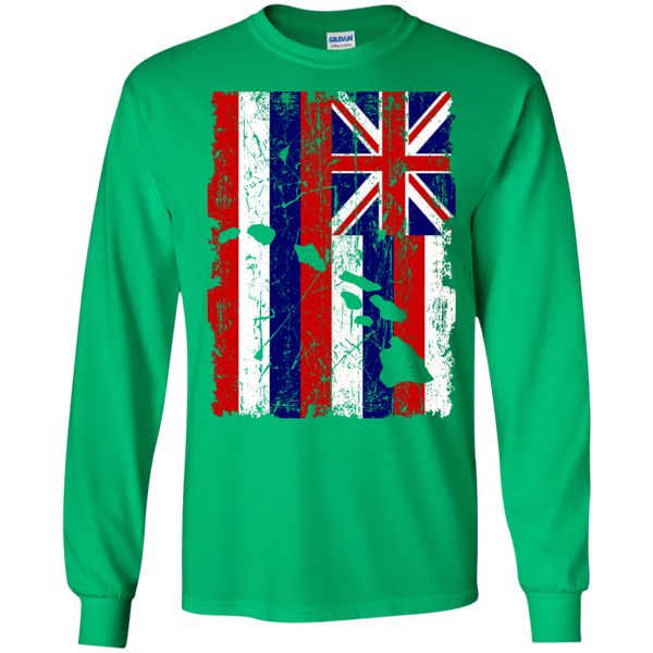 Hawaii - The Aloha State LS Ultra Cotton Tshirt - Hawaii Nei All Day