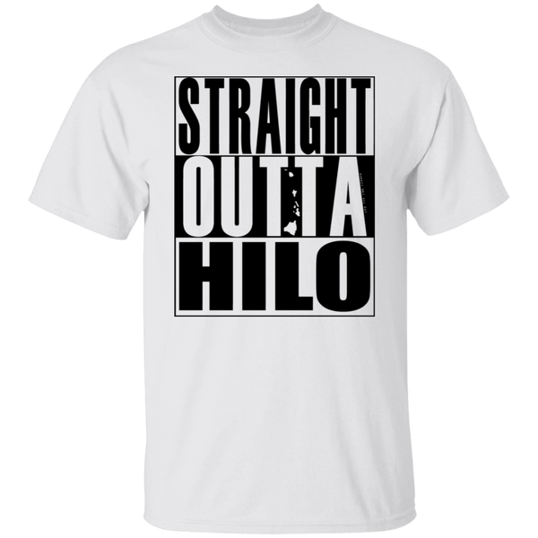 Straight Outta Hilo(black ink) T-Shirt
