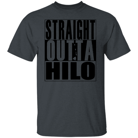Straight Outta Hilo(black ink) T-Shirt
