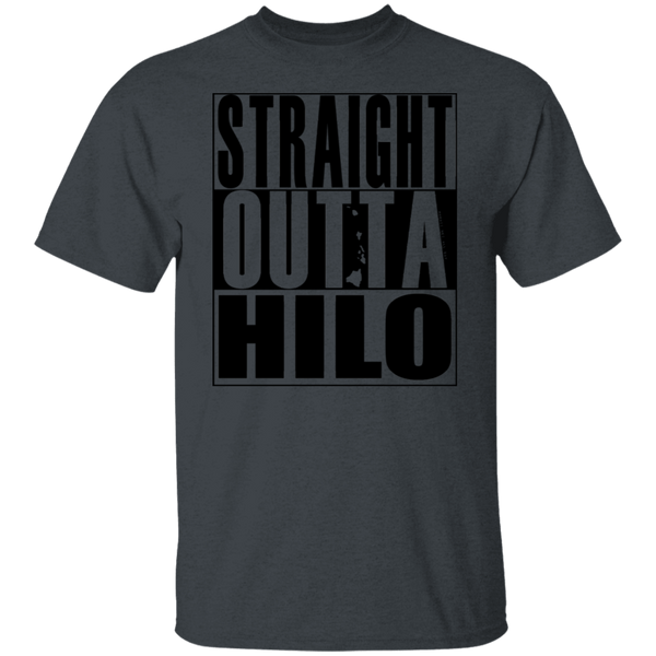 Straight Outta Hilo(black ink) T-Shirt
