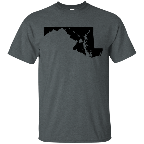 Living in Maryland with Hawaii Roots Ultra Cotton T-Shirt, T-Shirts, Hawaii Nei All Day