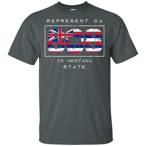Rep Da 808 In Montana State Ultra Cotton T-Shirt, T-Shirts, Hawaii Nei All Day