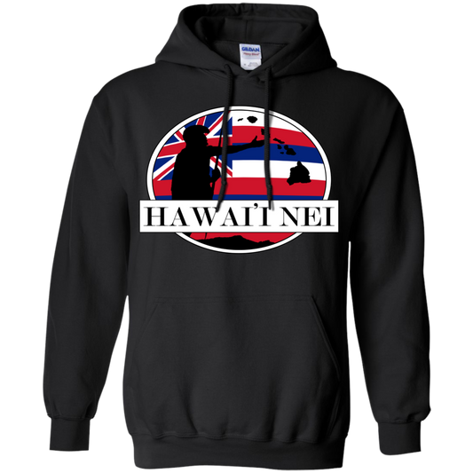 Hawai'i Nei King Kamehameha Pullover Hoodie - Hawaii Nei All Day