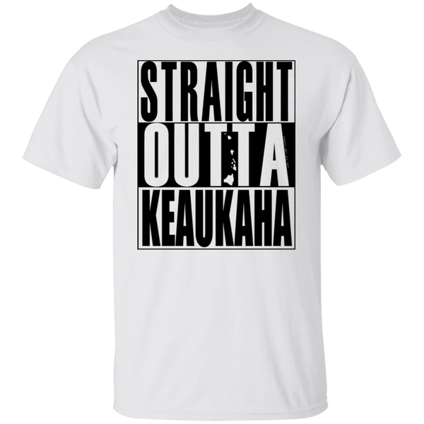 Straight Outta Keaukaha(black ink) T-Shirt