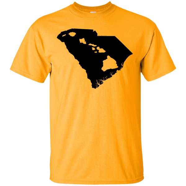 Living in South Carolina with Hawaii Roots Ultra Cotton T-Shirt - Hawaii Nei All Day