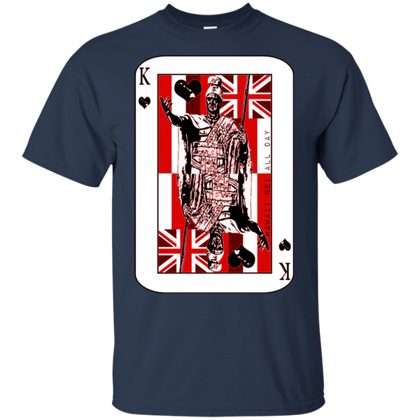 The King of Hawai'i Kamehameha (red ink) Ultra Cotton T-Shirt, T-Shirts, Hawaii Nei All Day