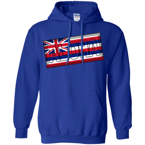 Aloha Hawai'i Flag Pullover Hoodie, Sweatshirts, Hawaii Nei All Day