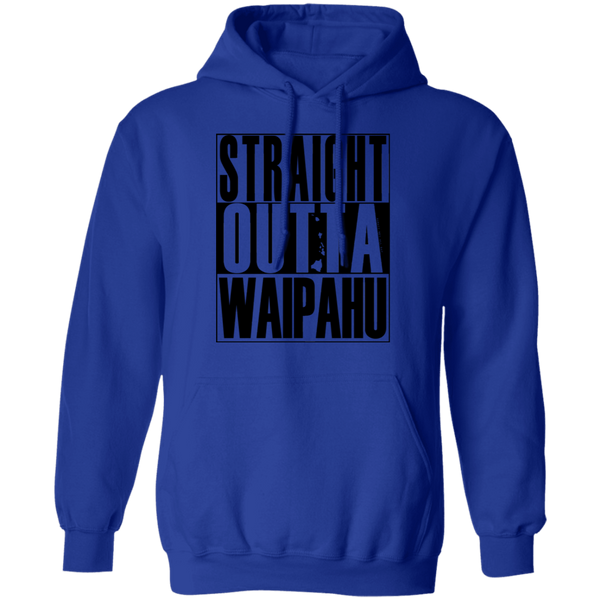 Straight Outta Waipahu (black ink) Pullover Hoodie