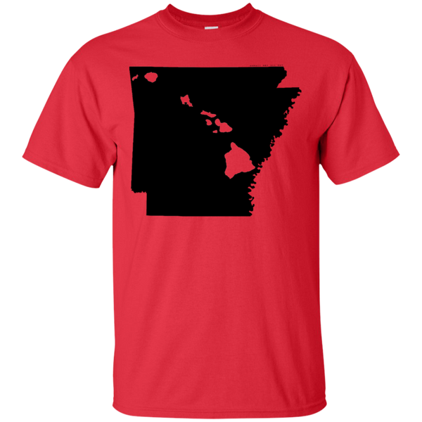 Living in Arkansas with Hawaii Roots Ultra Cotton T-Shirt, T-Shirts, Hawaii Nei All Day