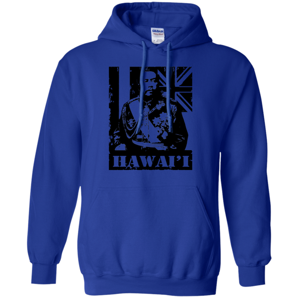 Hawai'i King Kalakaua Pullover Hoodie, Sweatshirts, Hawaii Nei All Day