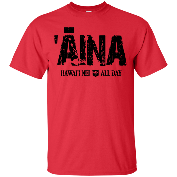 ʻĀina Hawai'i Nei (black ink) Ultra Cotton T-Shirt, T-Shirts, Hawaii Nei All Day
