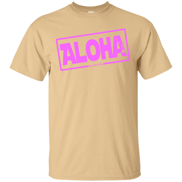 Aloha Hawai'i Nei (Islands pink ink) Ultra Cotton T-Shirt, T-Shirts, Hawaii Nei All Day
